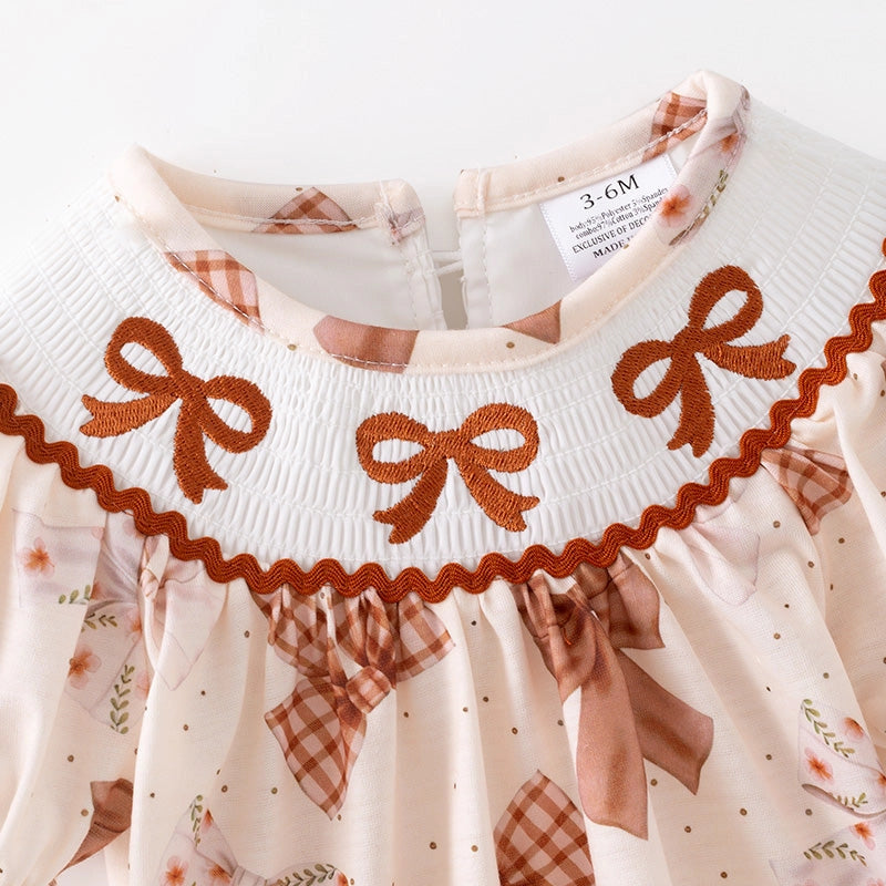 All the bows smocked Bubble