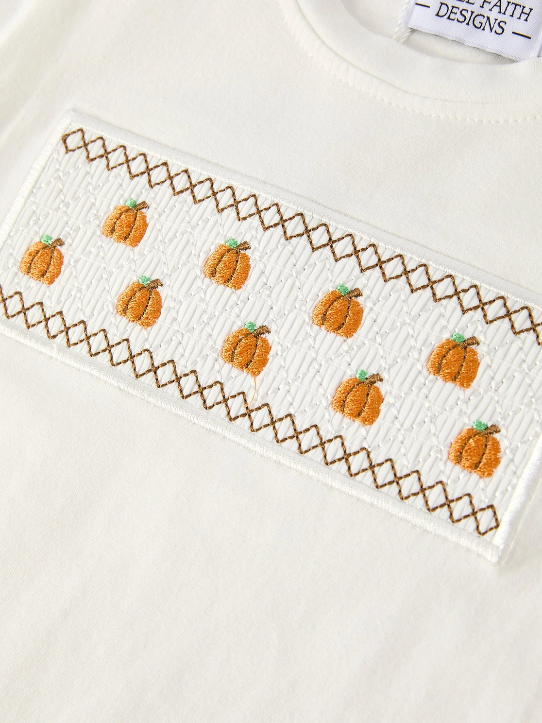 Pumpkin Embroidered Boys Set