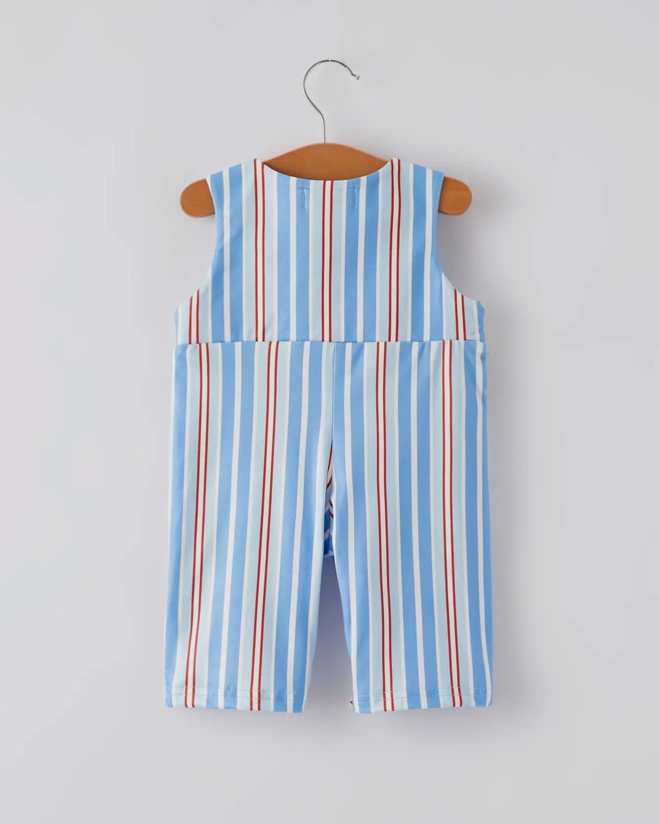 Boys 4th Embroidered Romper