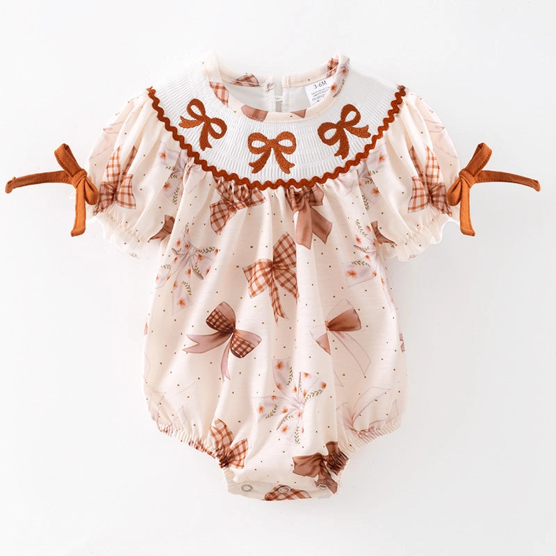 All the bows smocked Bubble