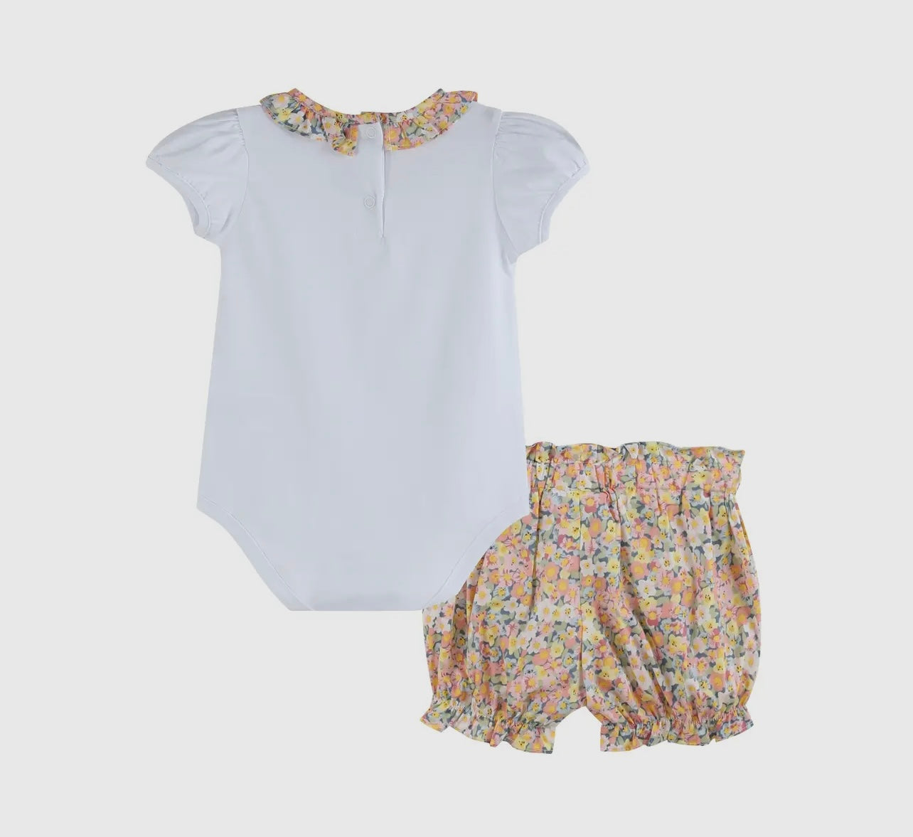 Peach floral set