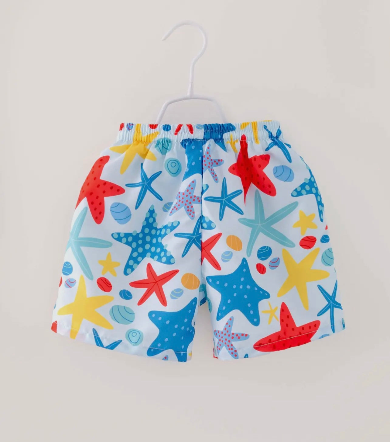 Starfish & Seashells Swim Trunks