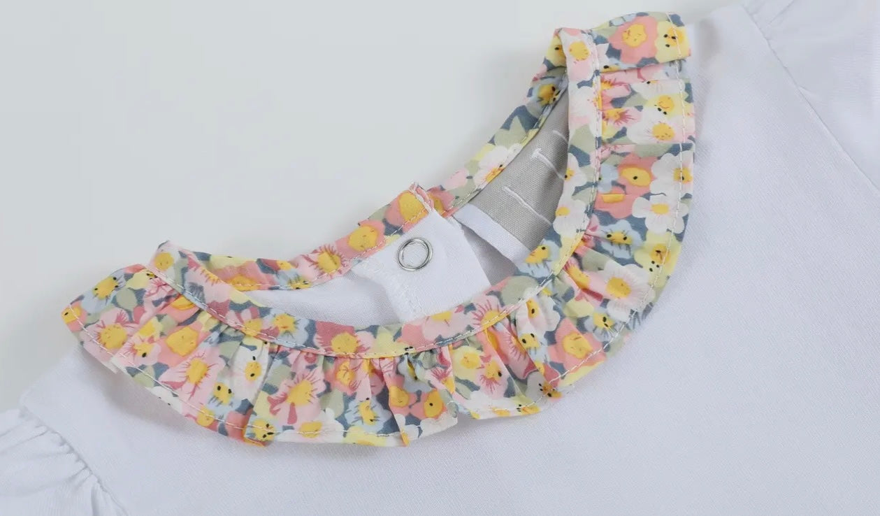 Peach floral set