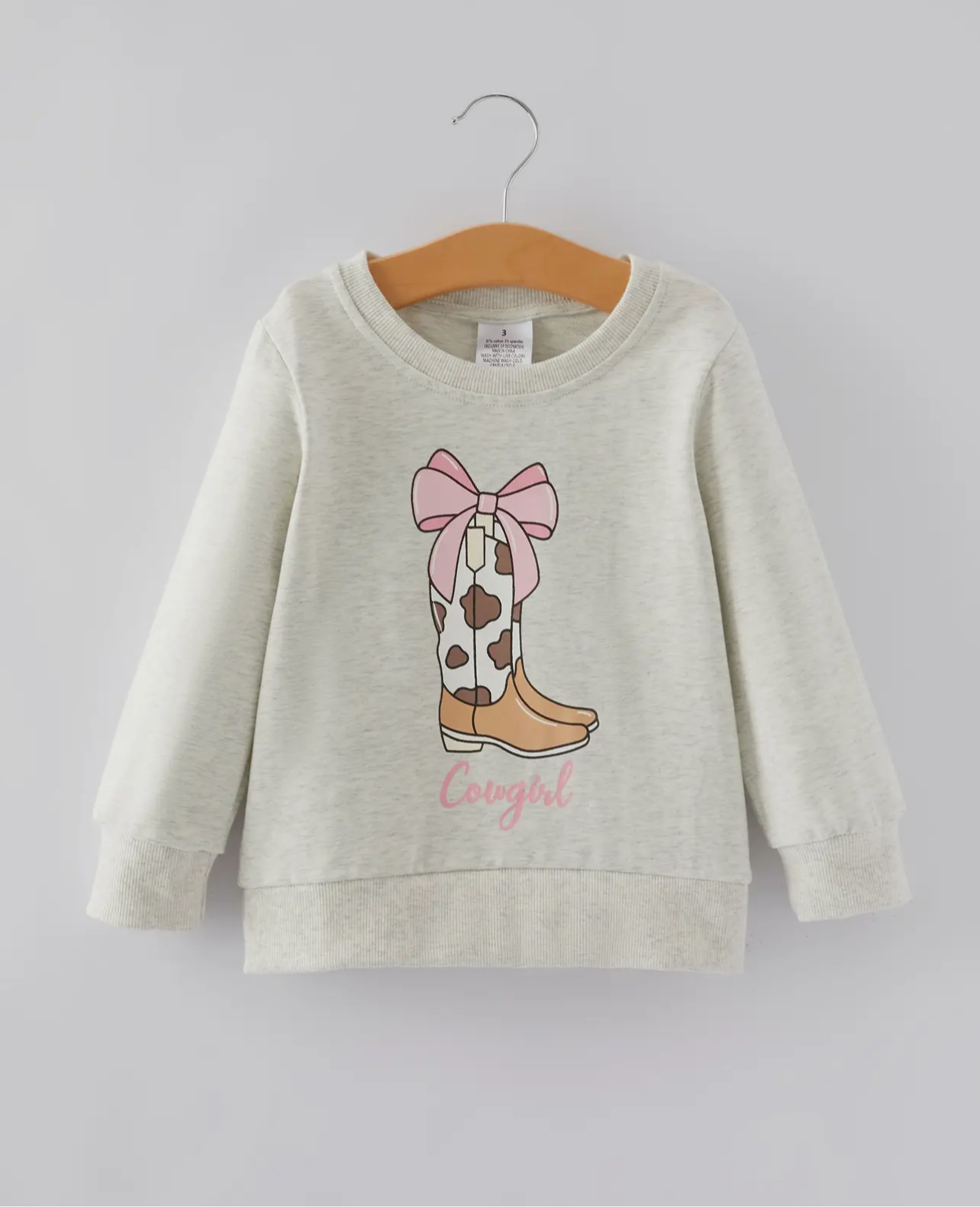 Boots Print Crewneck