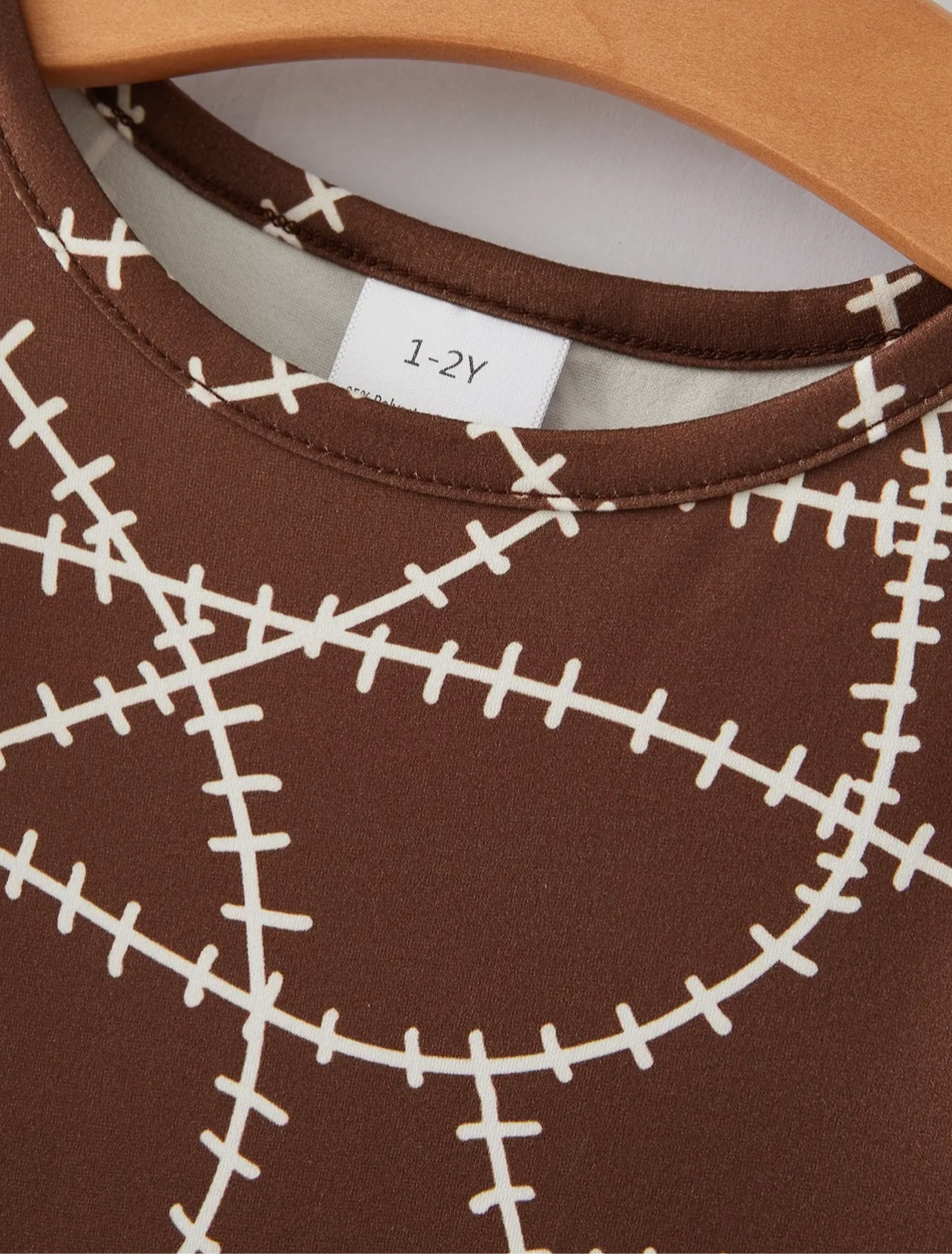 Brown Football Dress