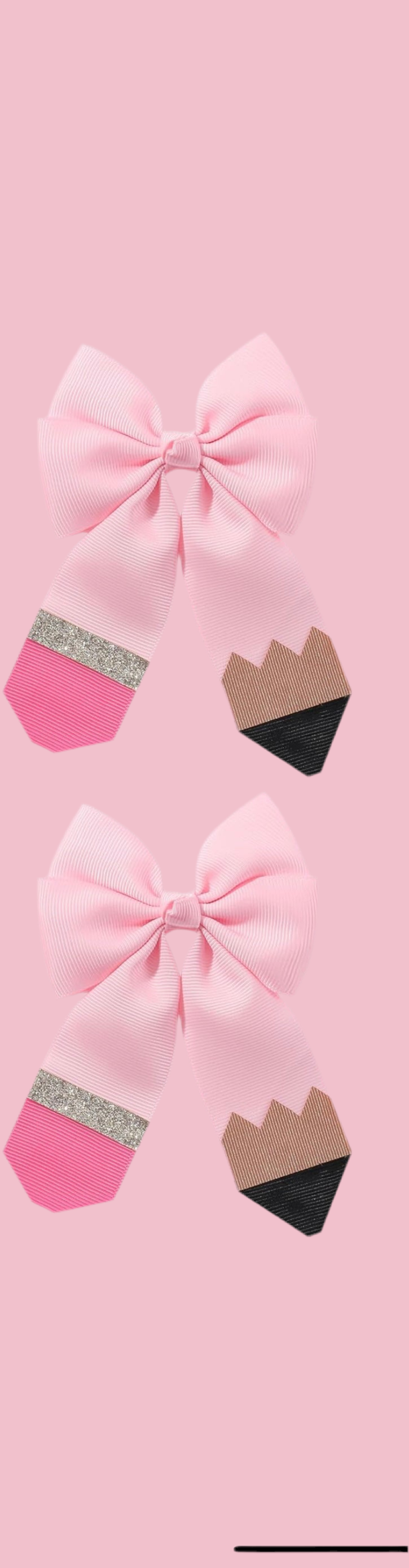 Pink Pencil Bows