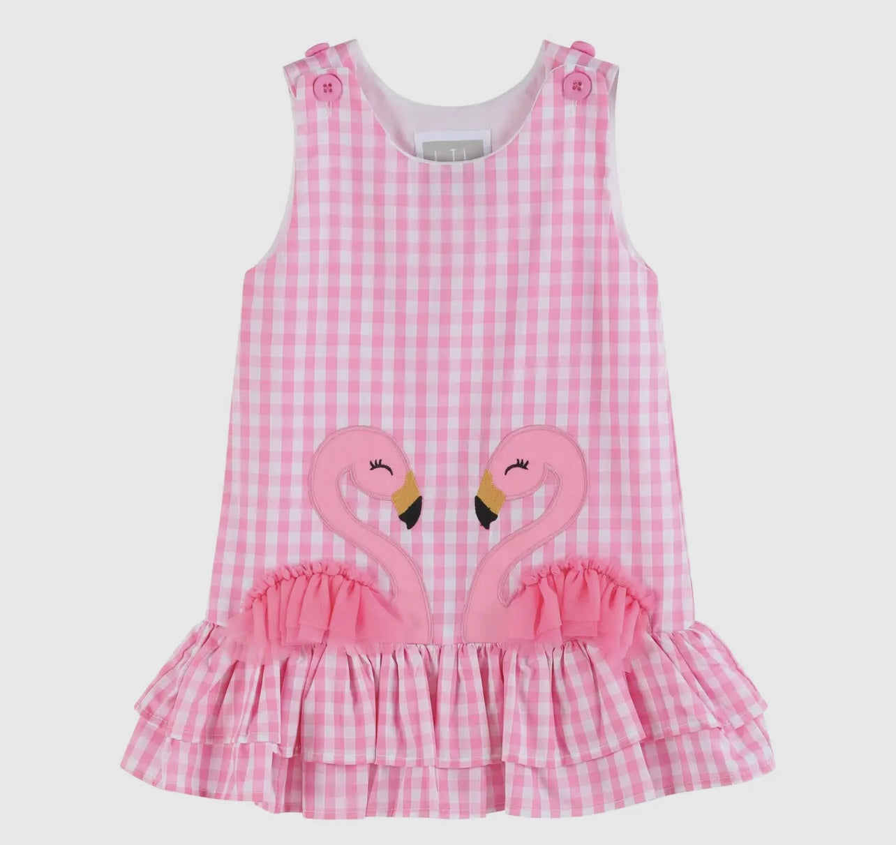 Pink flamingo dress