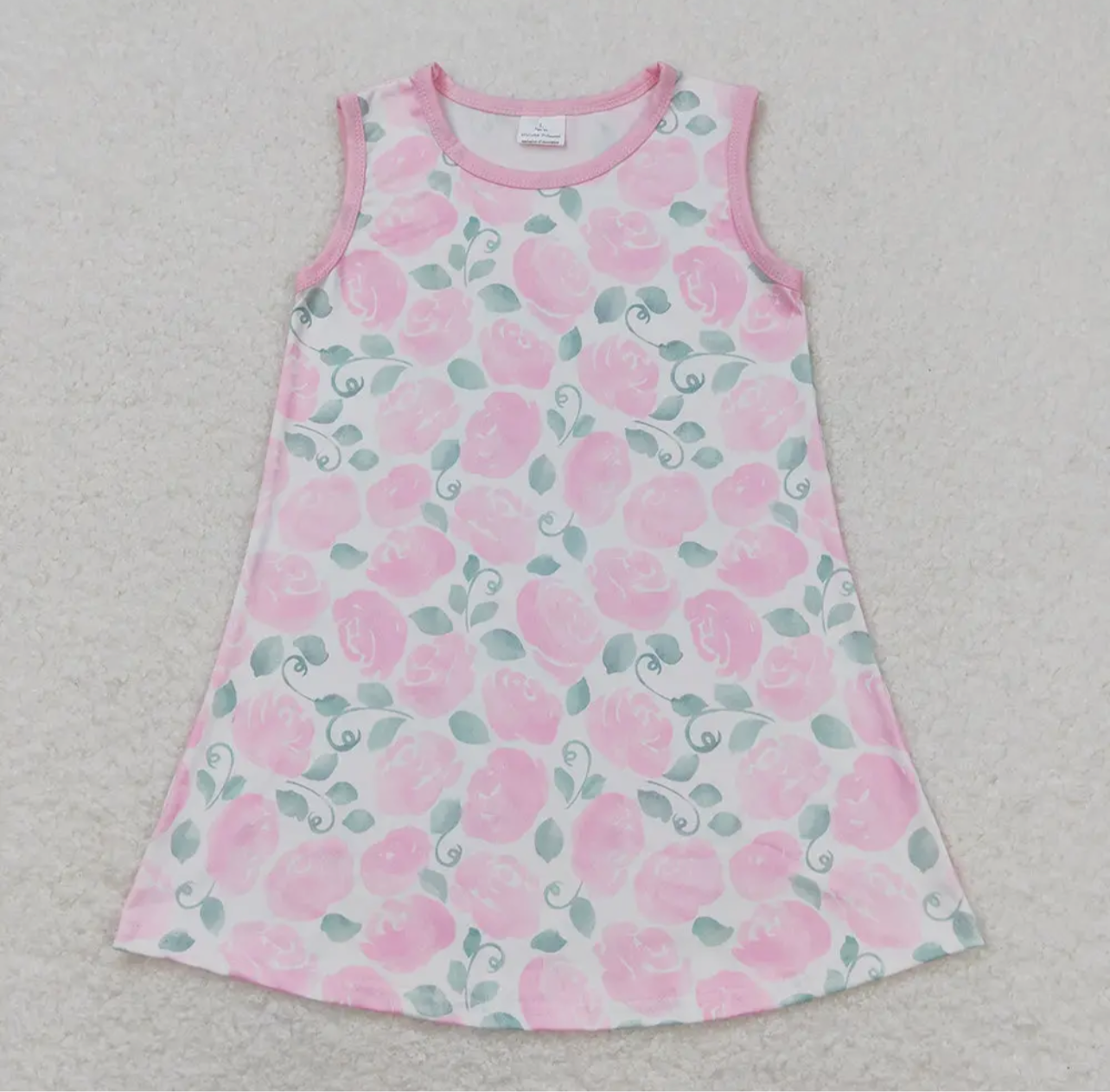 Pink Flowers Dress
