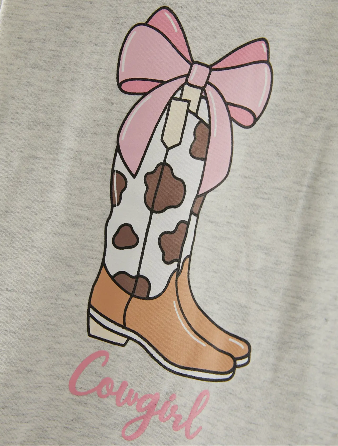 Boots Print Crewneck