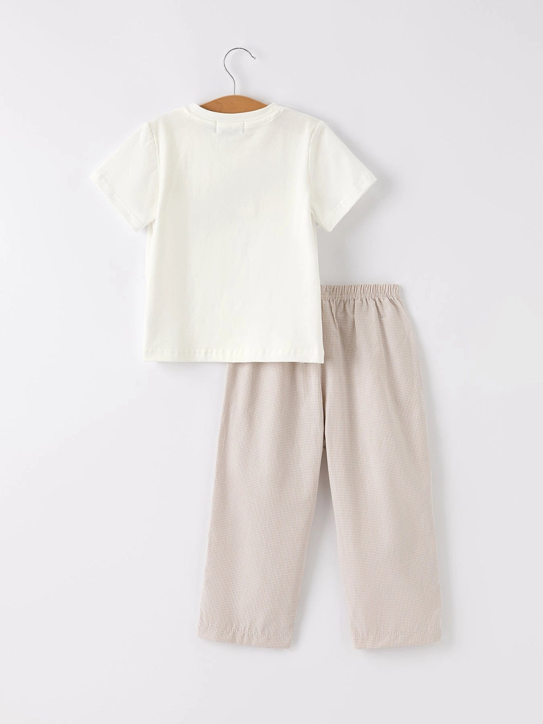Pumpkin Embroidered Boys Set