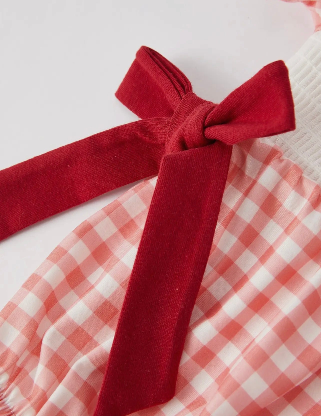 Girls baseball bow romper