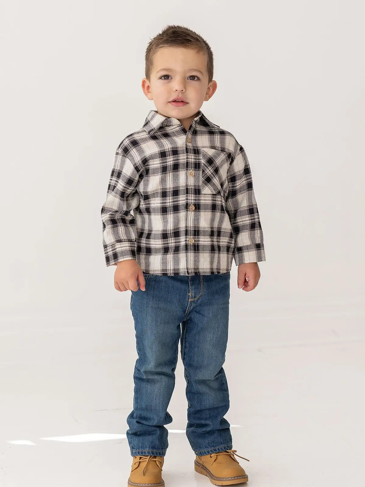 Cozy Black Flannel