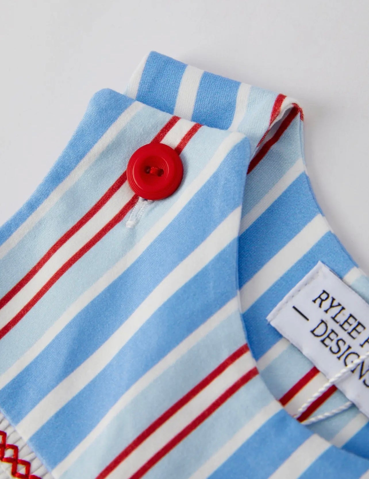 Boys 4th Embroidered Romper
