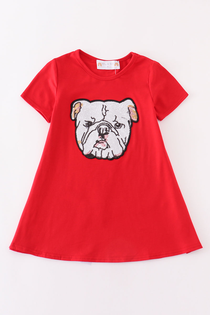UGA SEQUIN GIRL DRESS