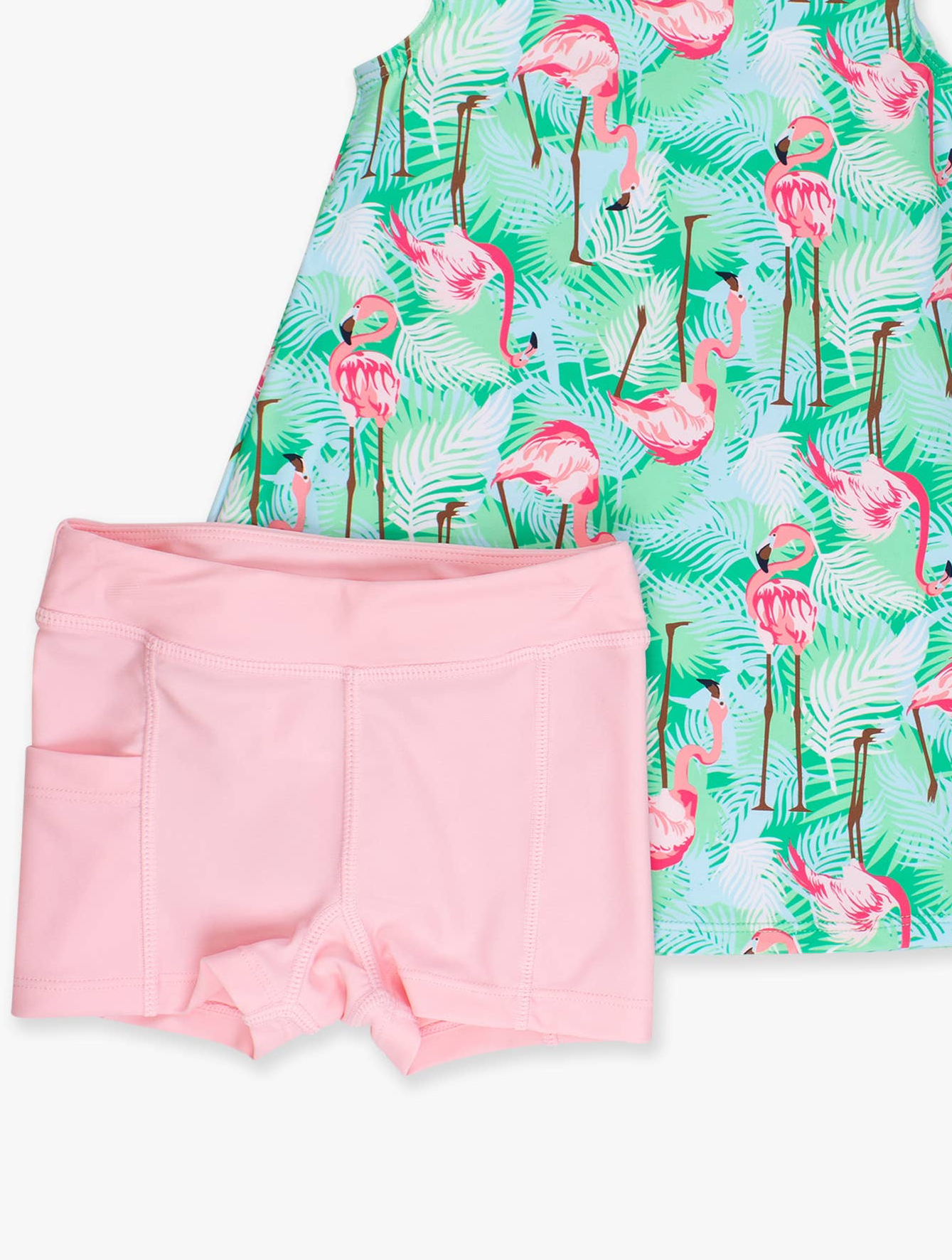 Flamingo Dress & Short Set