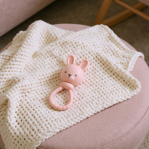 Baby Bunny Rattle