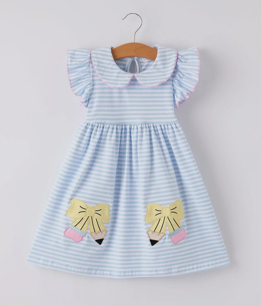 Back to school Bow Dress