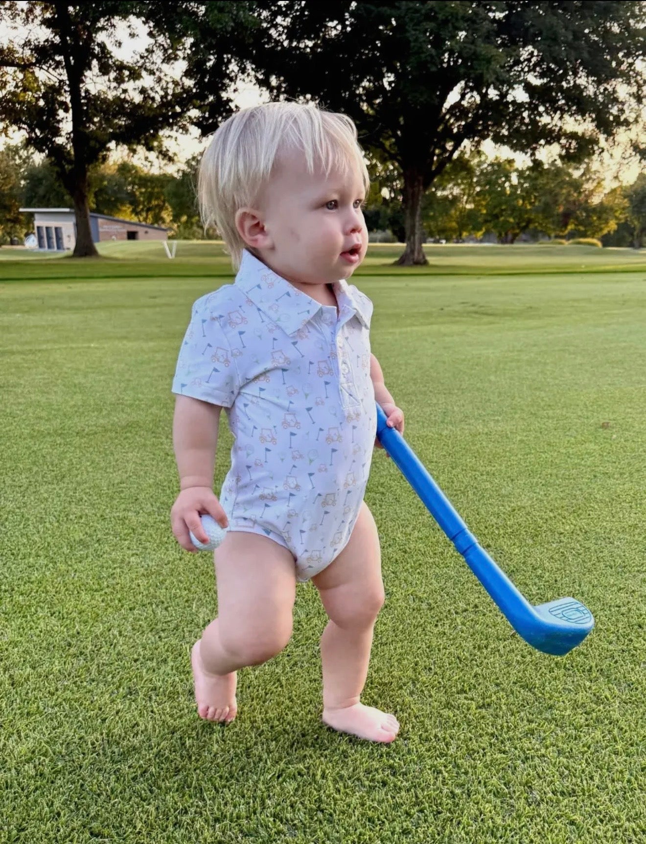 Tee Time Performance Onesie Polo