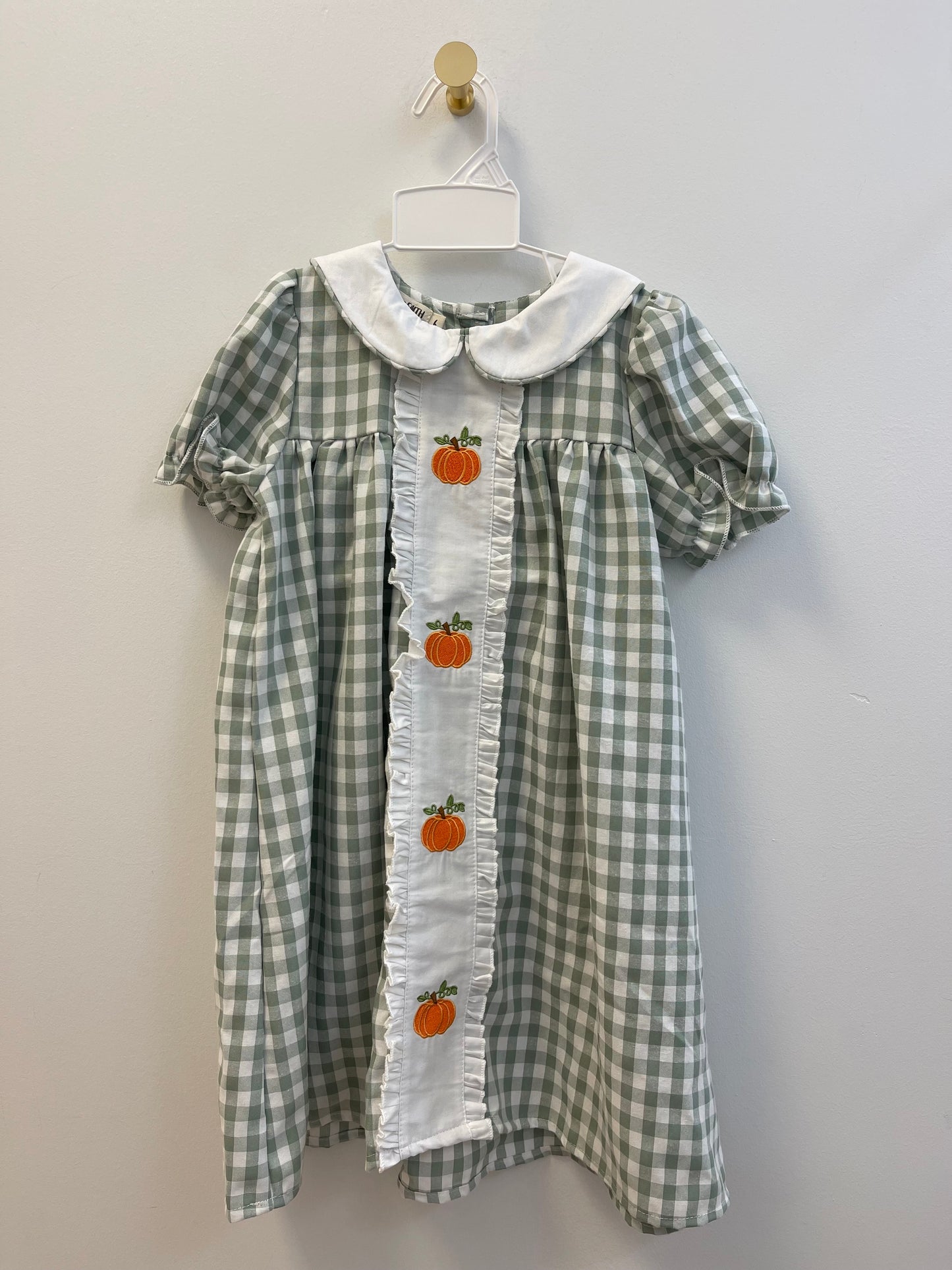 Pumpkin Plaid Dress