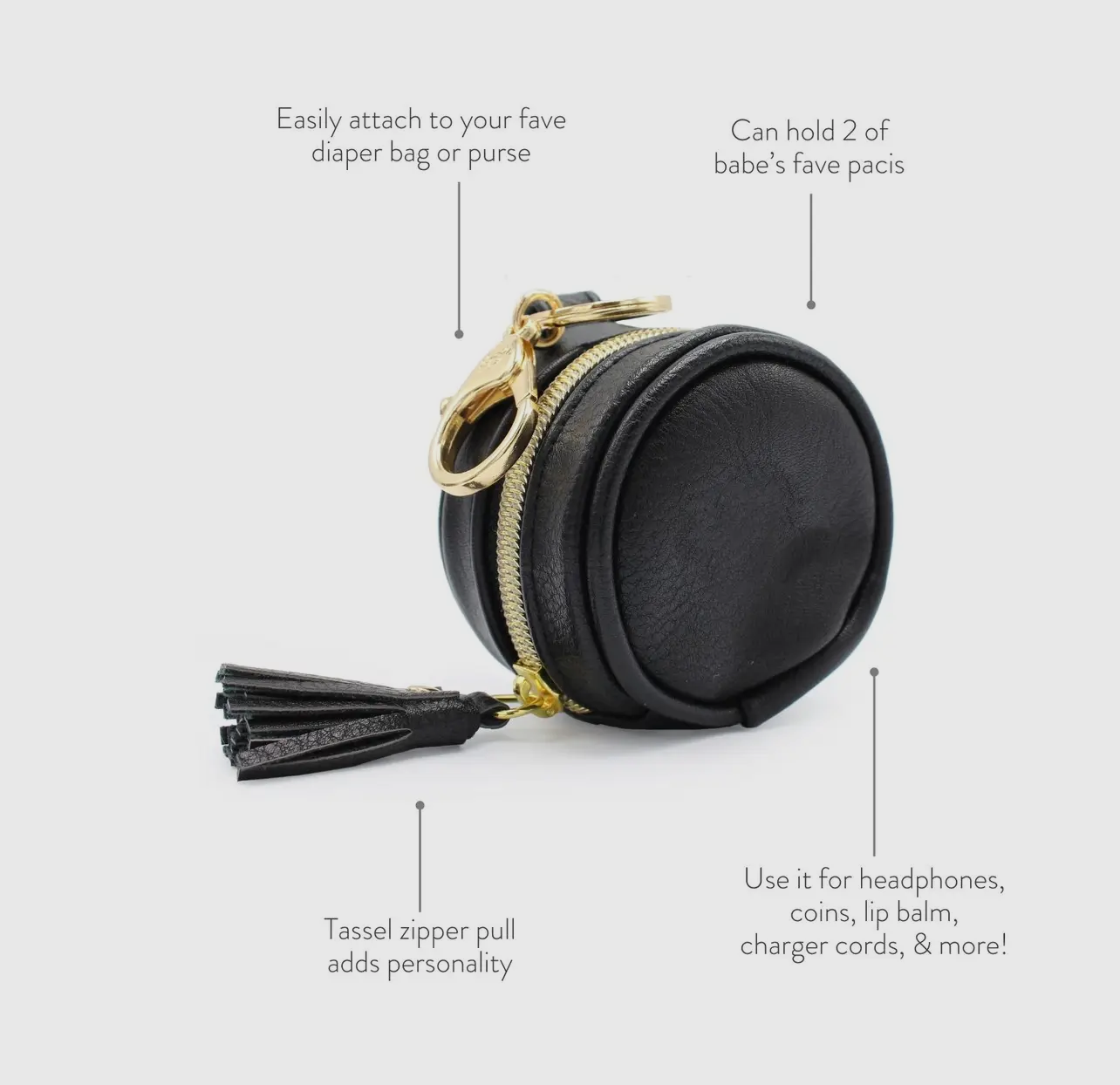 Diaper Bag Charm Pod- Cognac