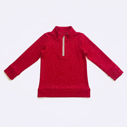 Game Day Pullover-Red
