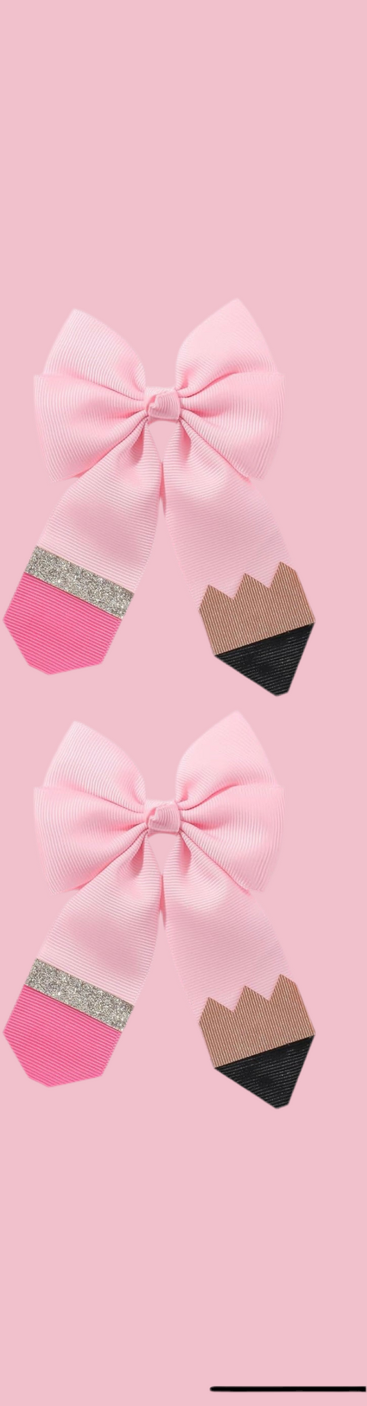 Pink Pencil Bows