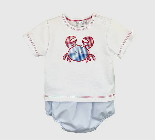 Crab Diaper Set