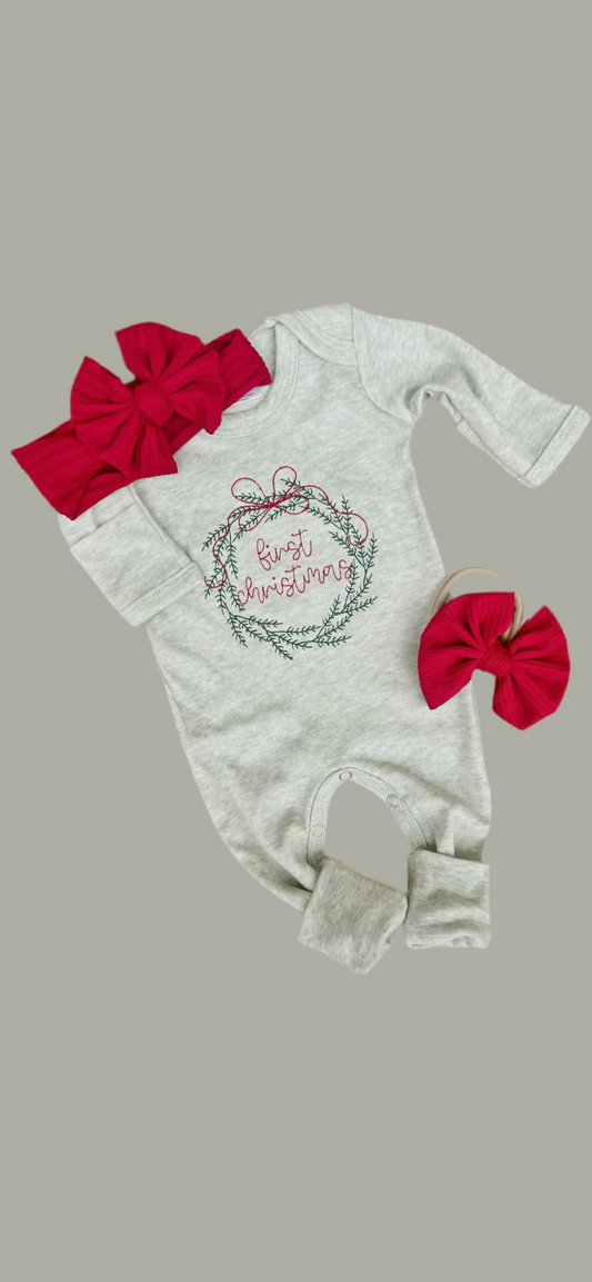 My 1st Christmas Romper