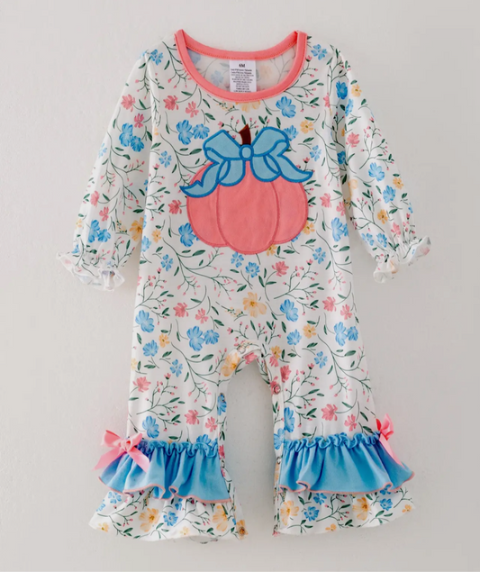 Ruffle Pumpkin Romper