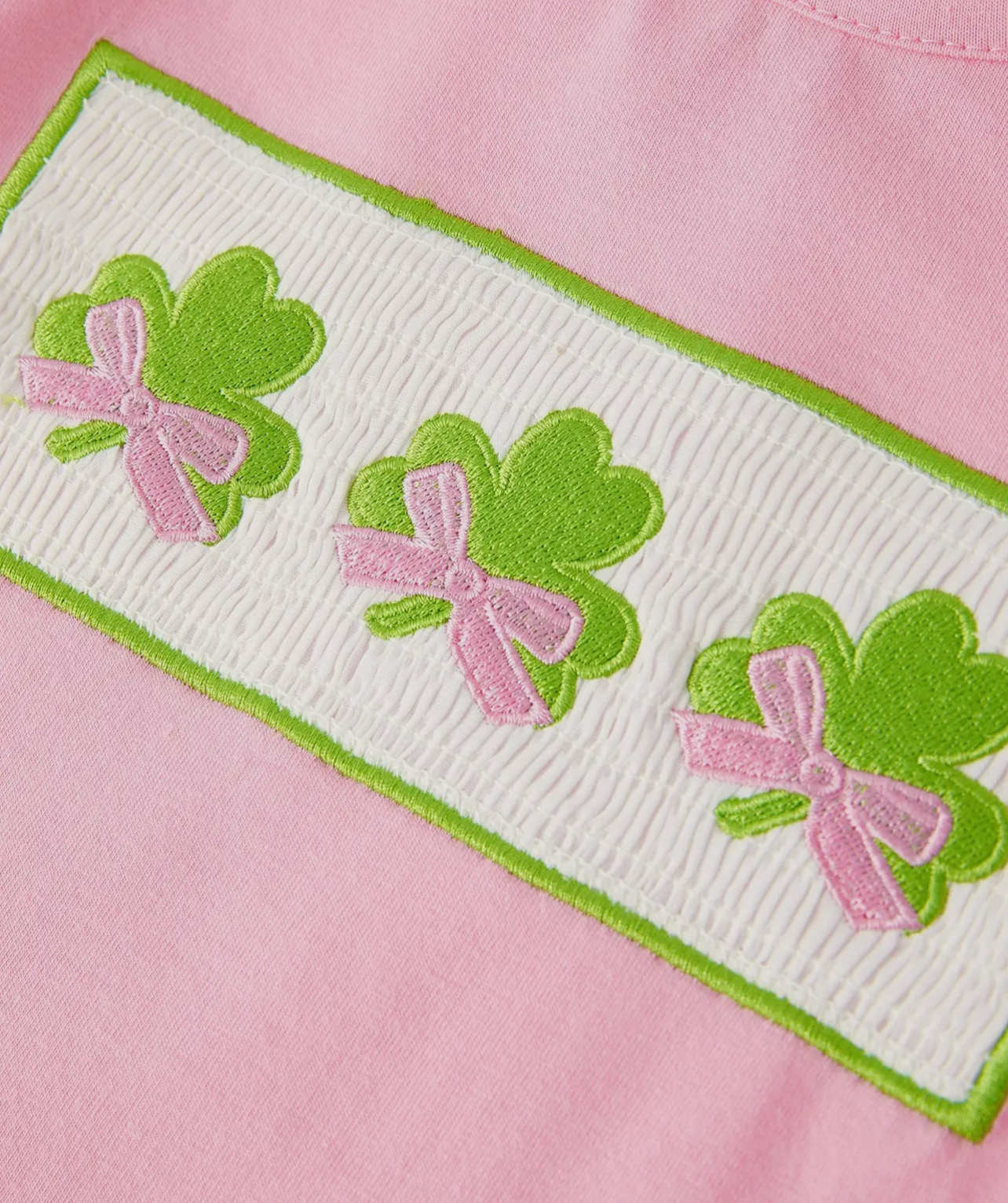 St. Patrick’s pink & green pants set