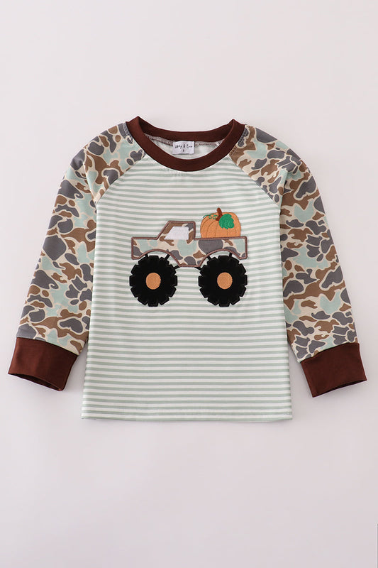 Camo Pumpkin Truck