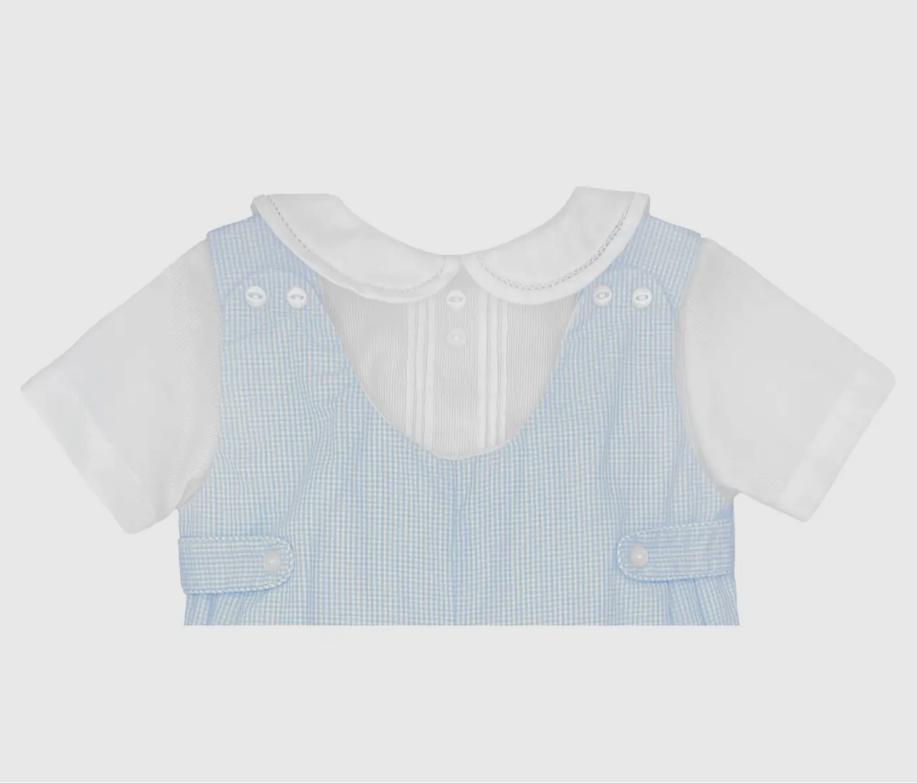 Romper with side tabs